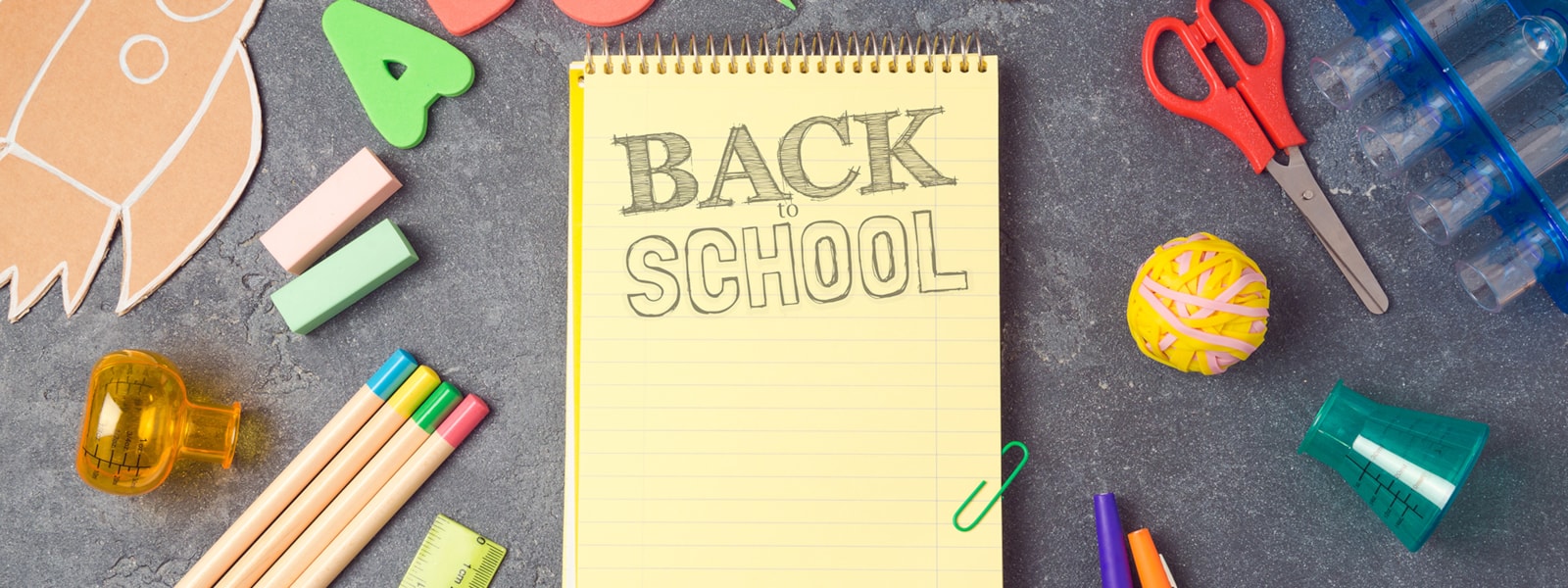 Back to School Notebook and Supplies 