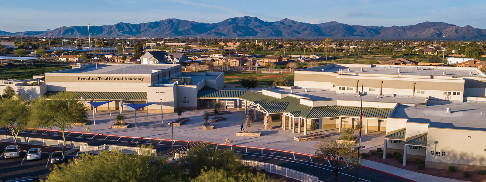 aerial view of freedom traditional academy