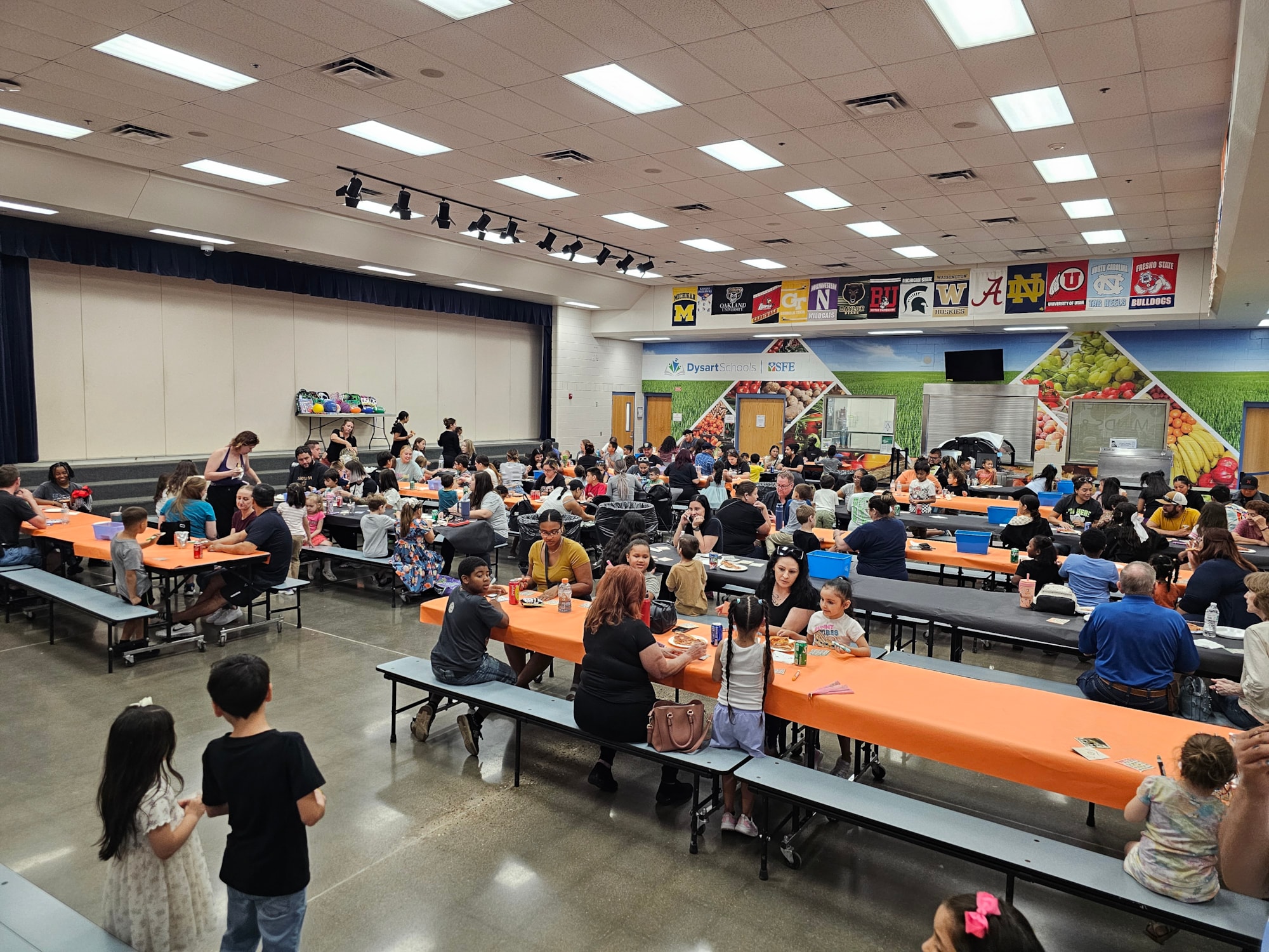 Families at Bingo Night