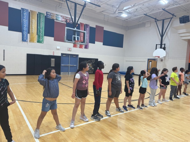 Tiger Volleyball Club stretching