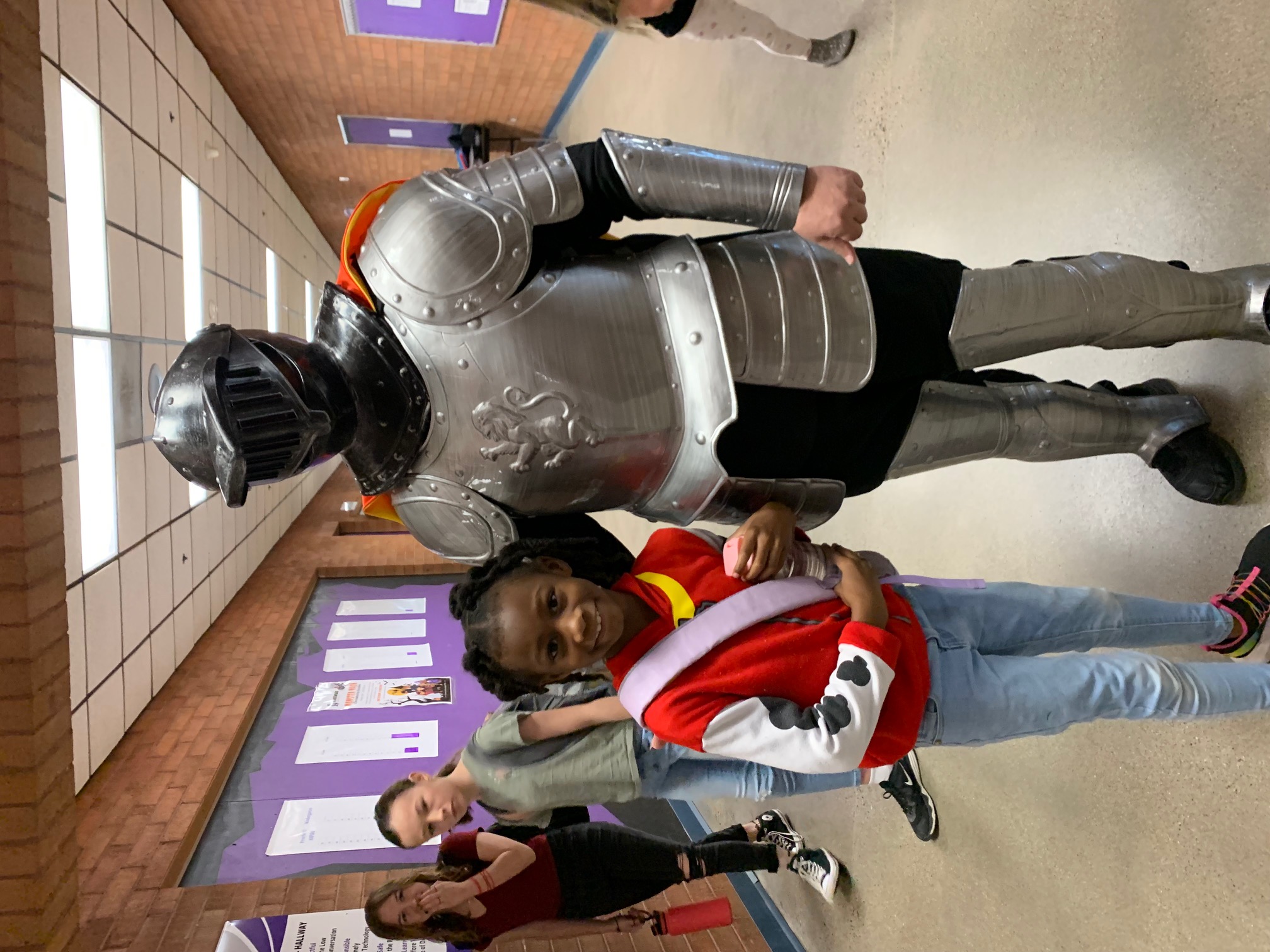 Kingswood's Knight with student