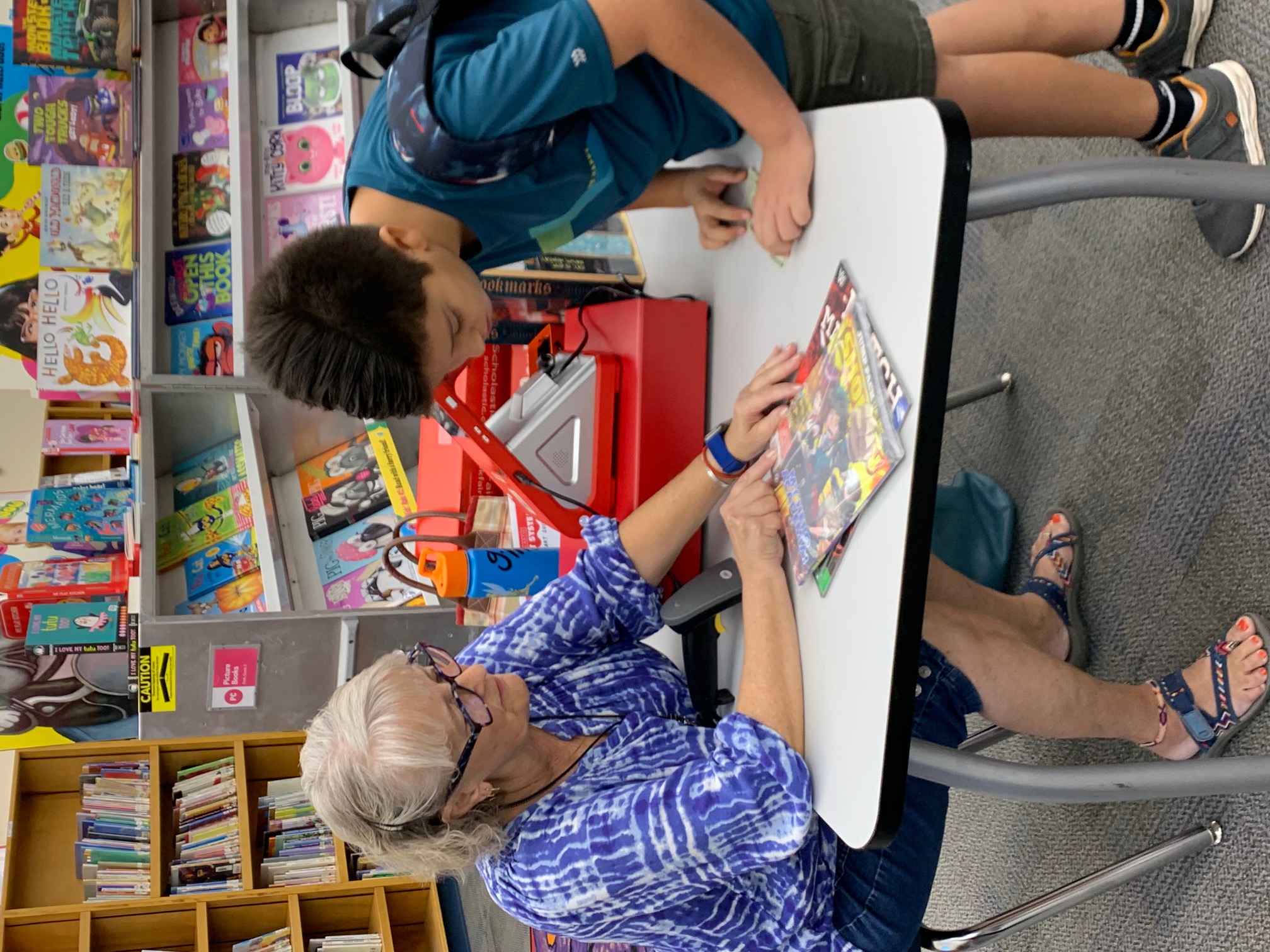 student purchasing books