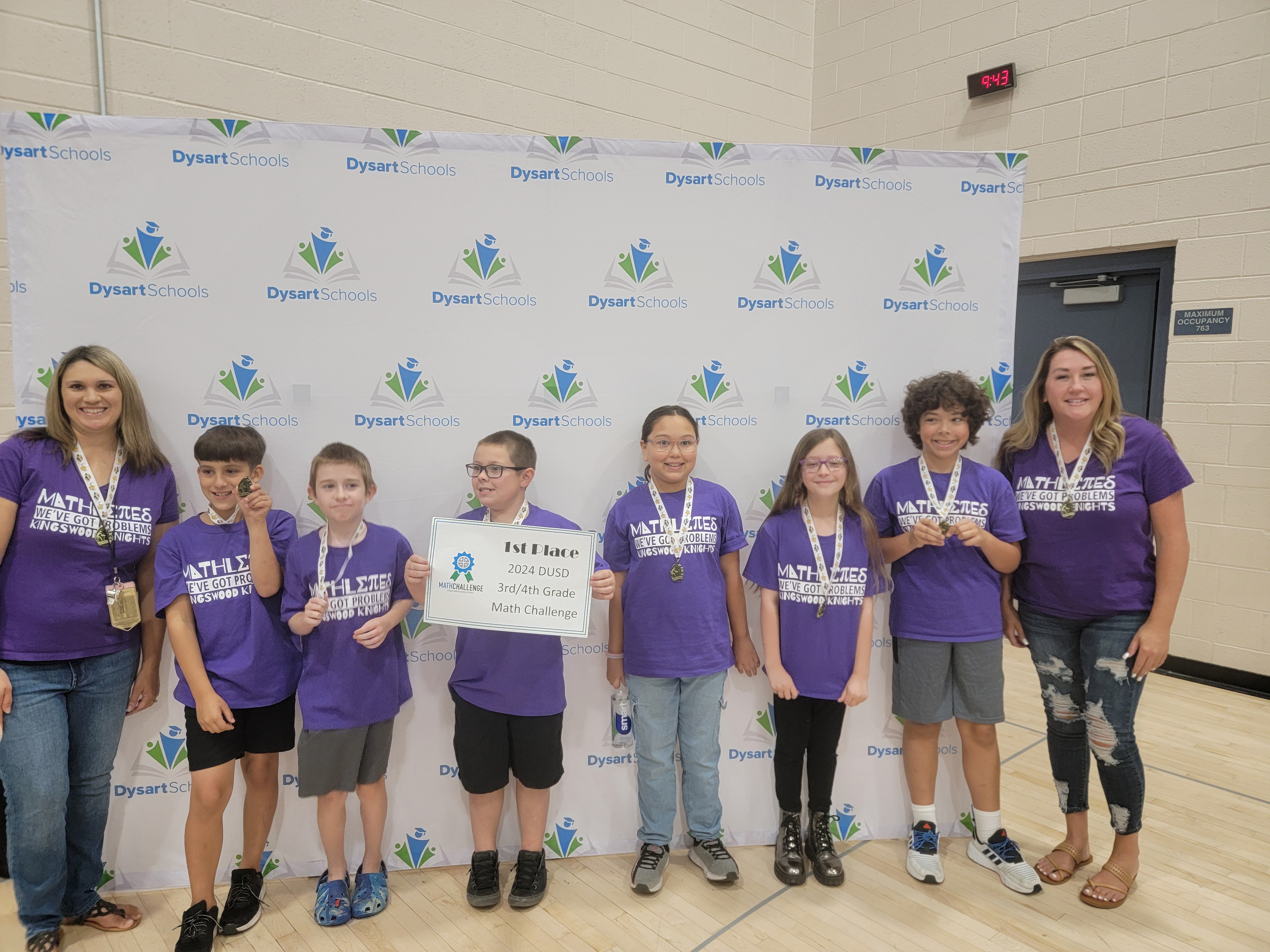 Math Competition Winners