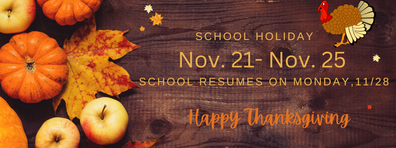 Thanksgiving Holiday
