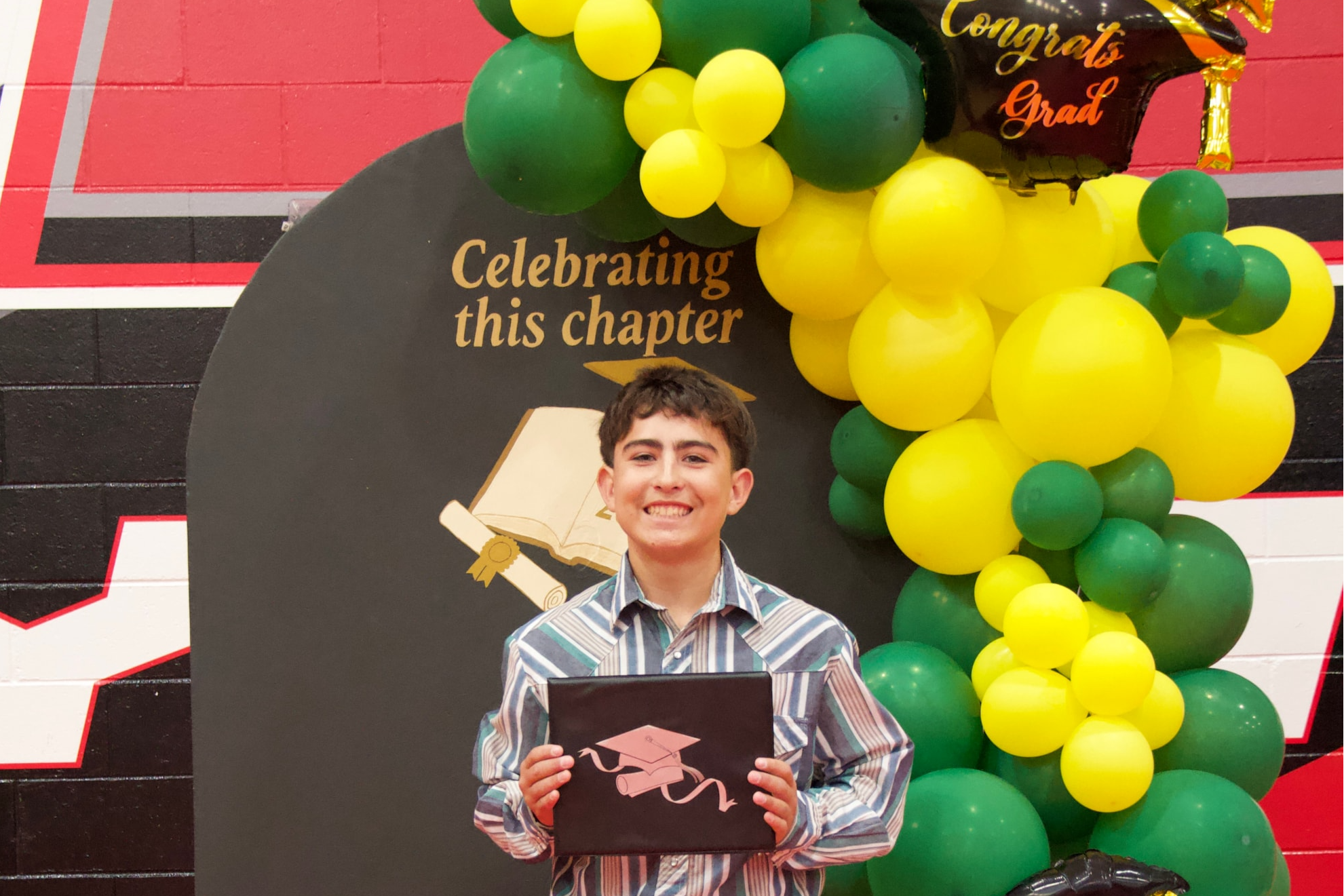 student at 8th grade Promotion