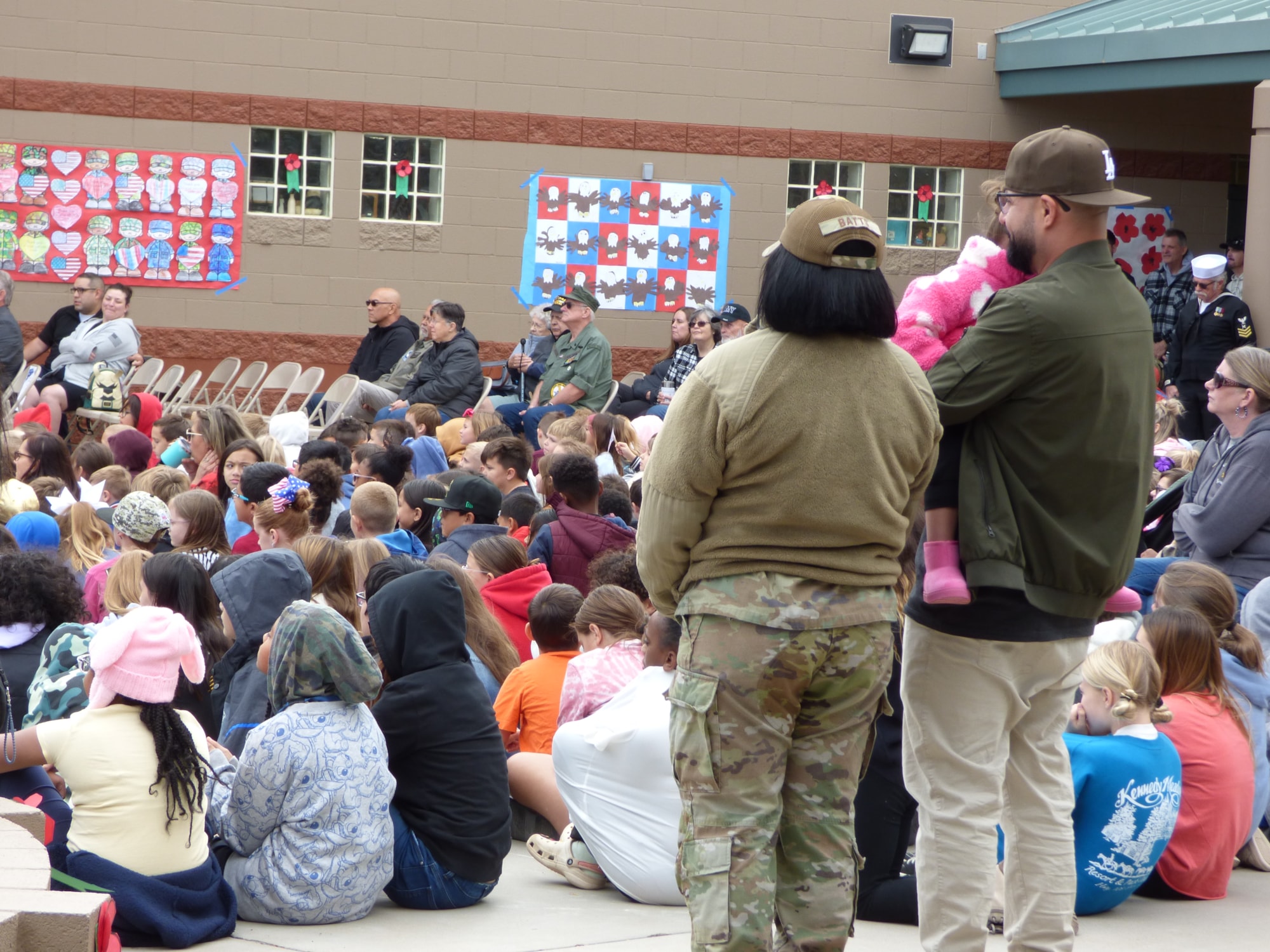 students, Veterans and Active Service Men and Women at the Assembly