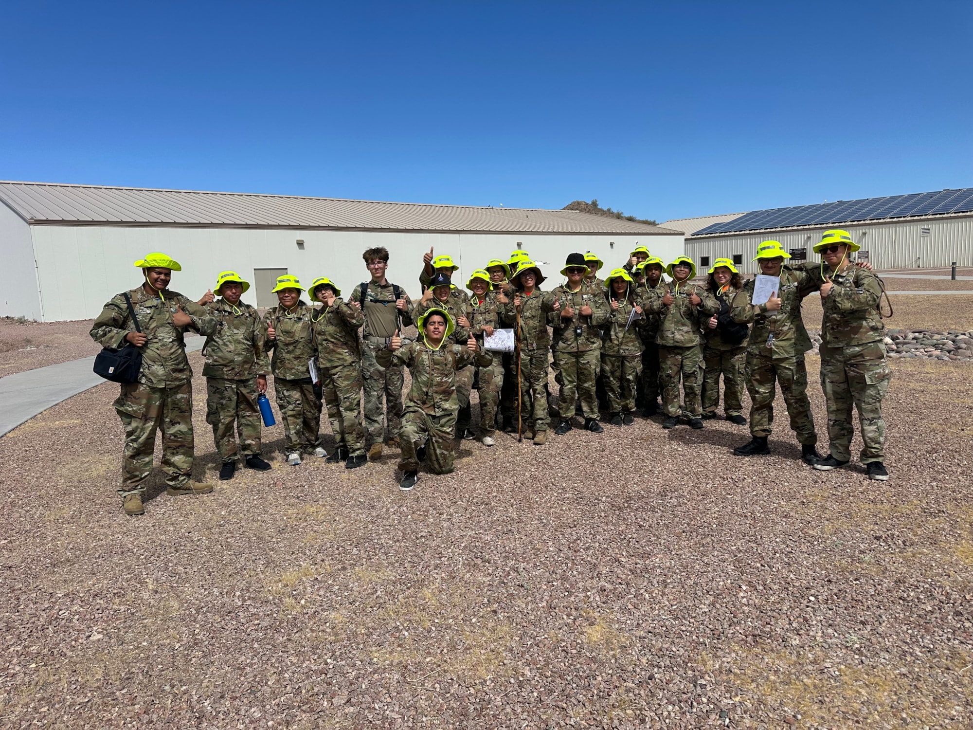 an image of the JROTC cadets 