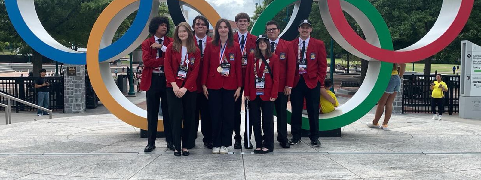 Students with SkillsUSA Medals